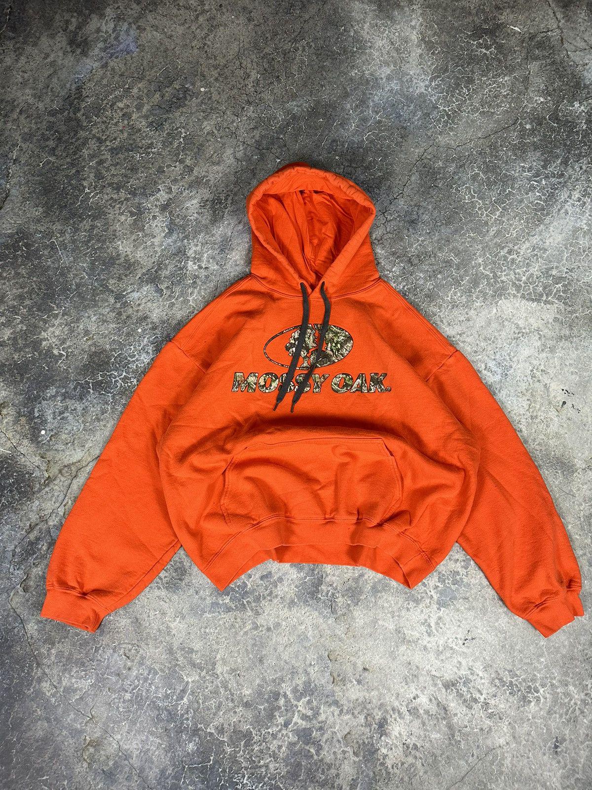 Vintage Realtree Mossy Oaks Neon Orange Hoodie