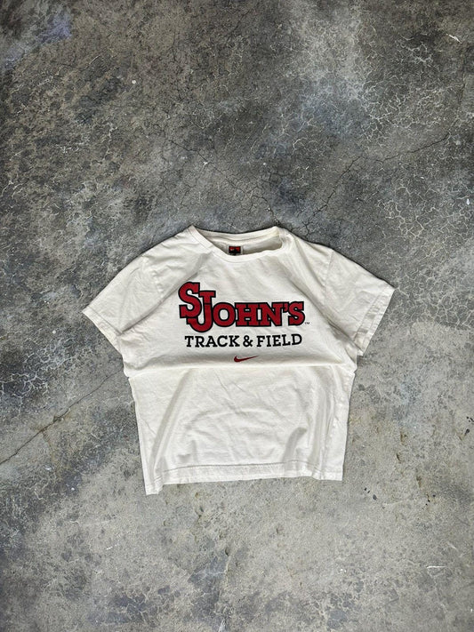 Vintage Cropped College Tee