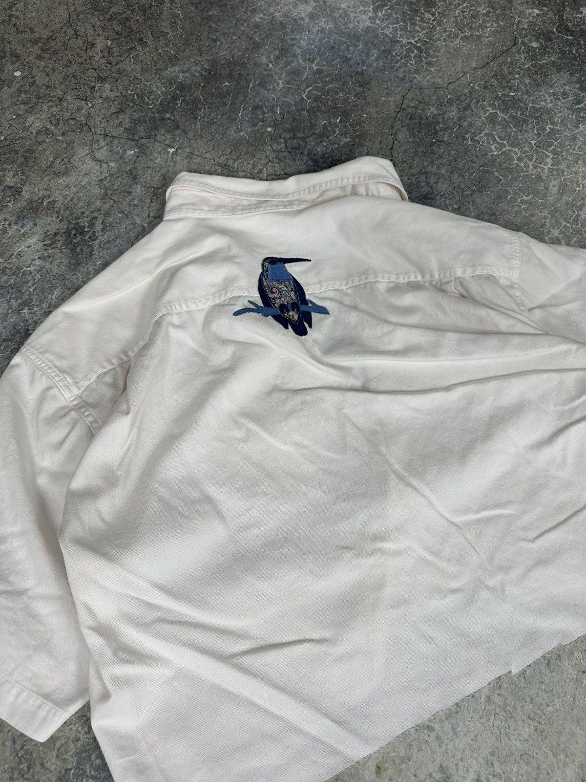 Vintage Cropped Oversized Western Shirt