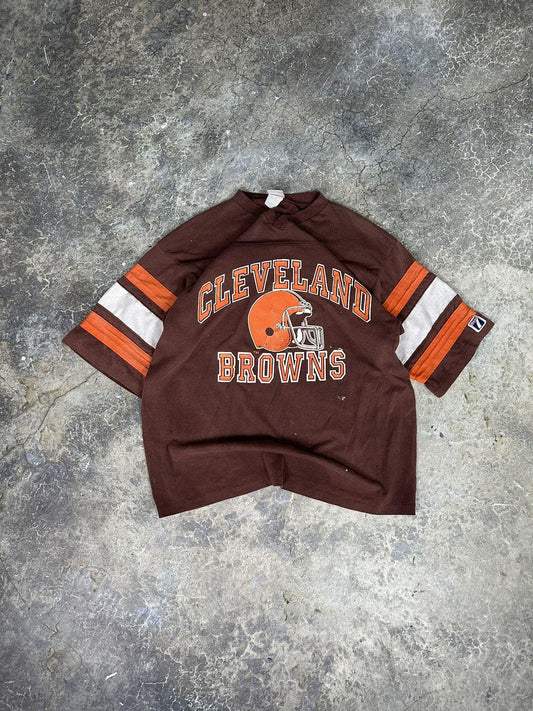 Vintage Sun Faded Cleveland Browns Jersey Tee