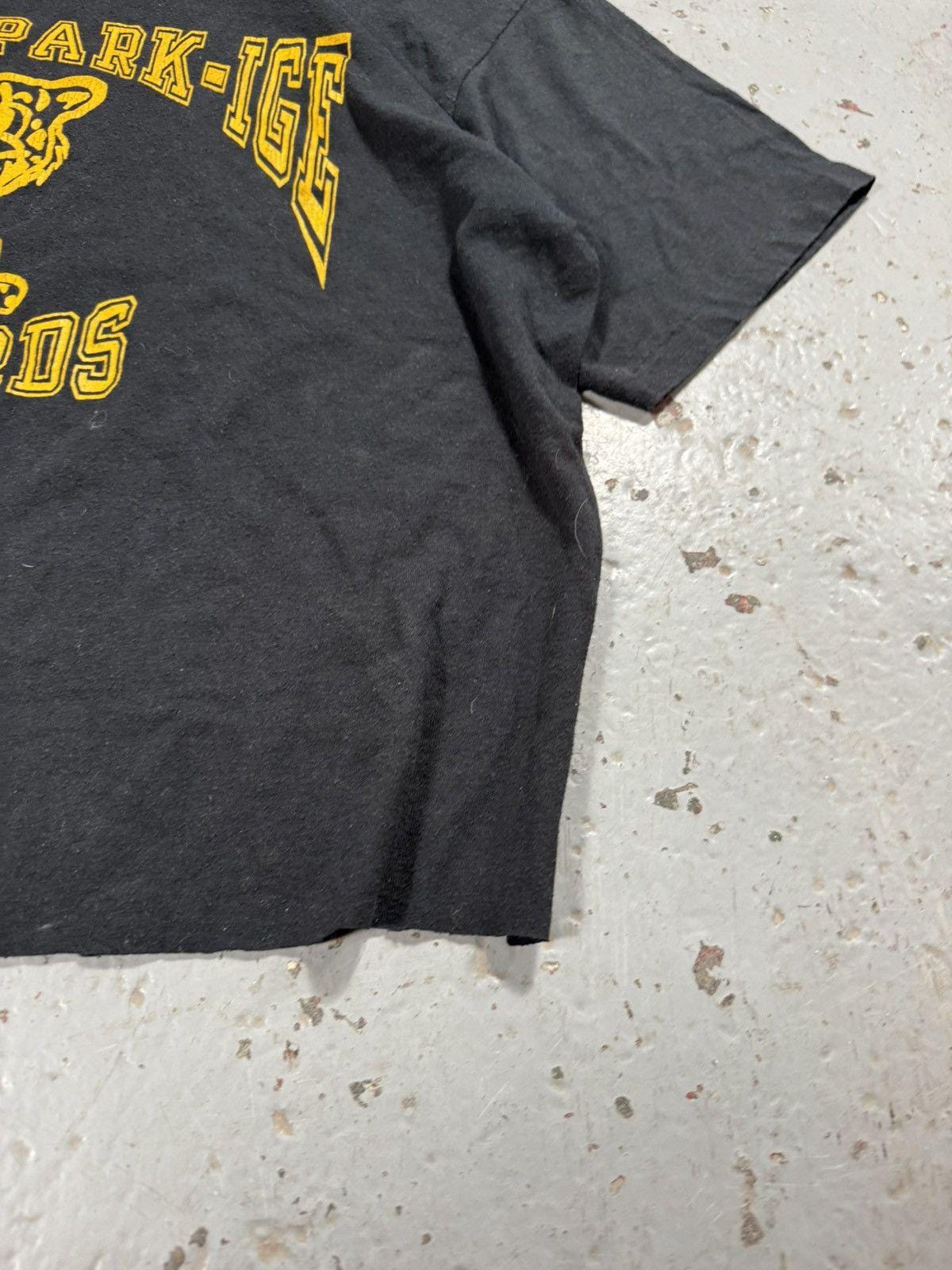 Vintage Single Stitch Lindon Park Ice Leopards Cropped Tee