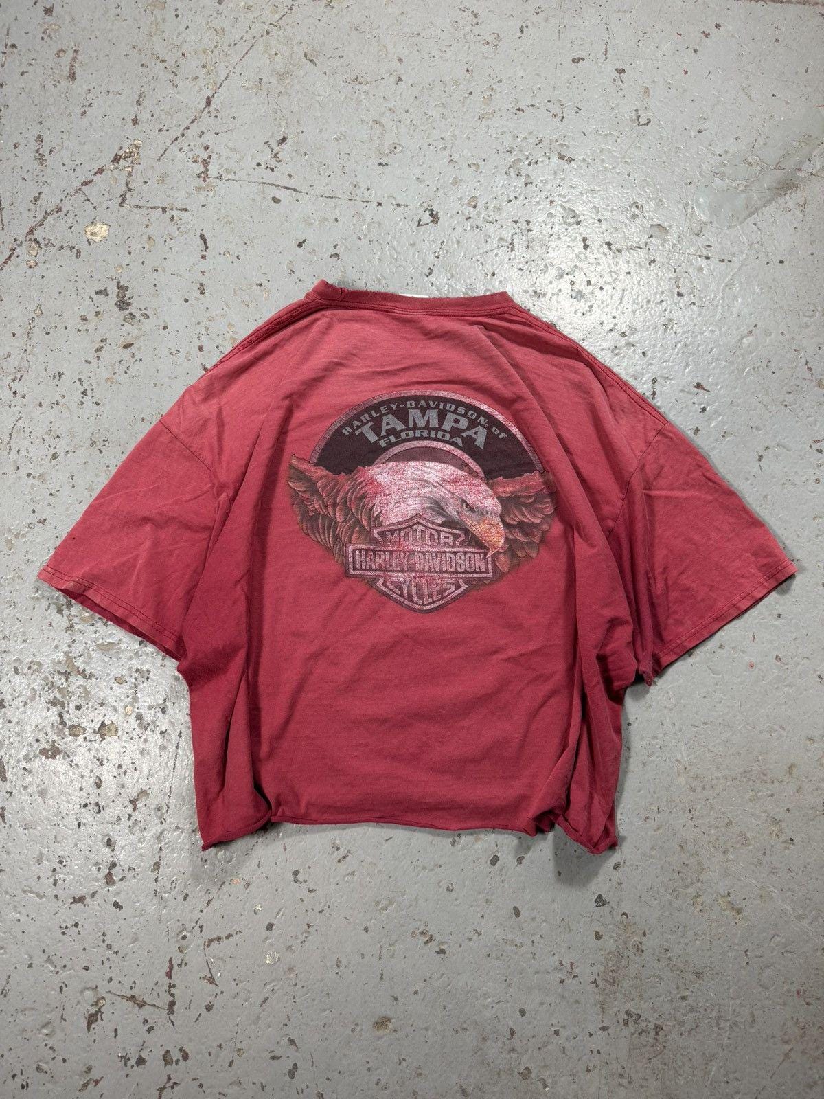 Vintage Thrashed Harley Davidson Tee
