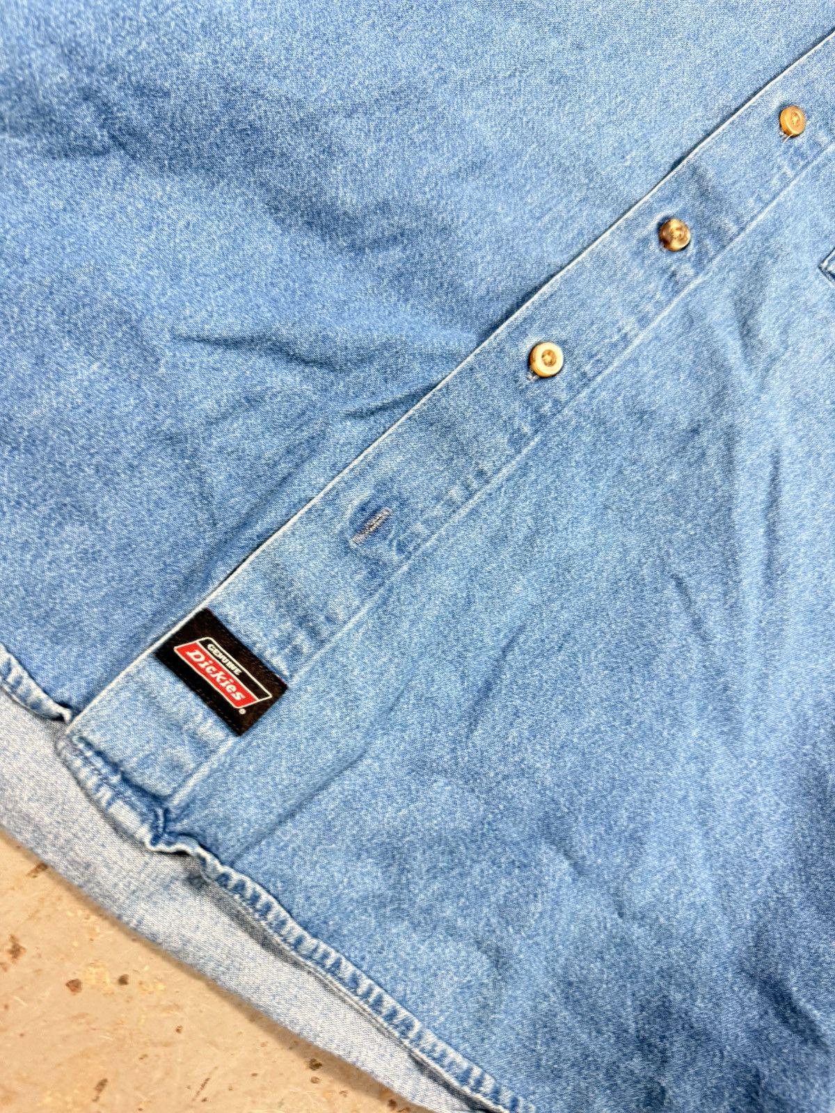 Vintage Dickies Western Button Up Denim Tee