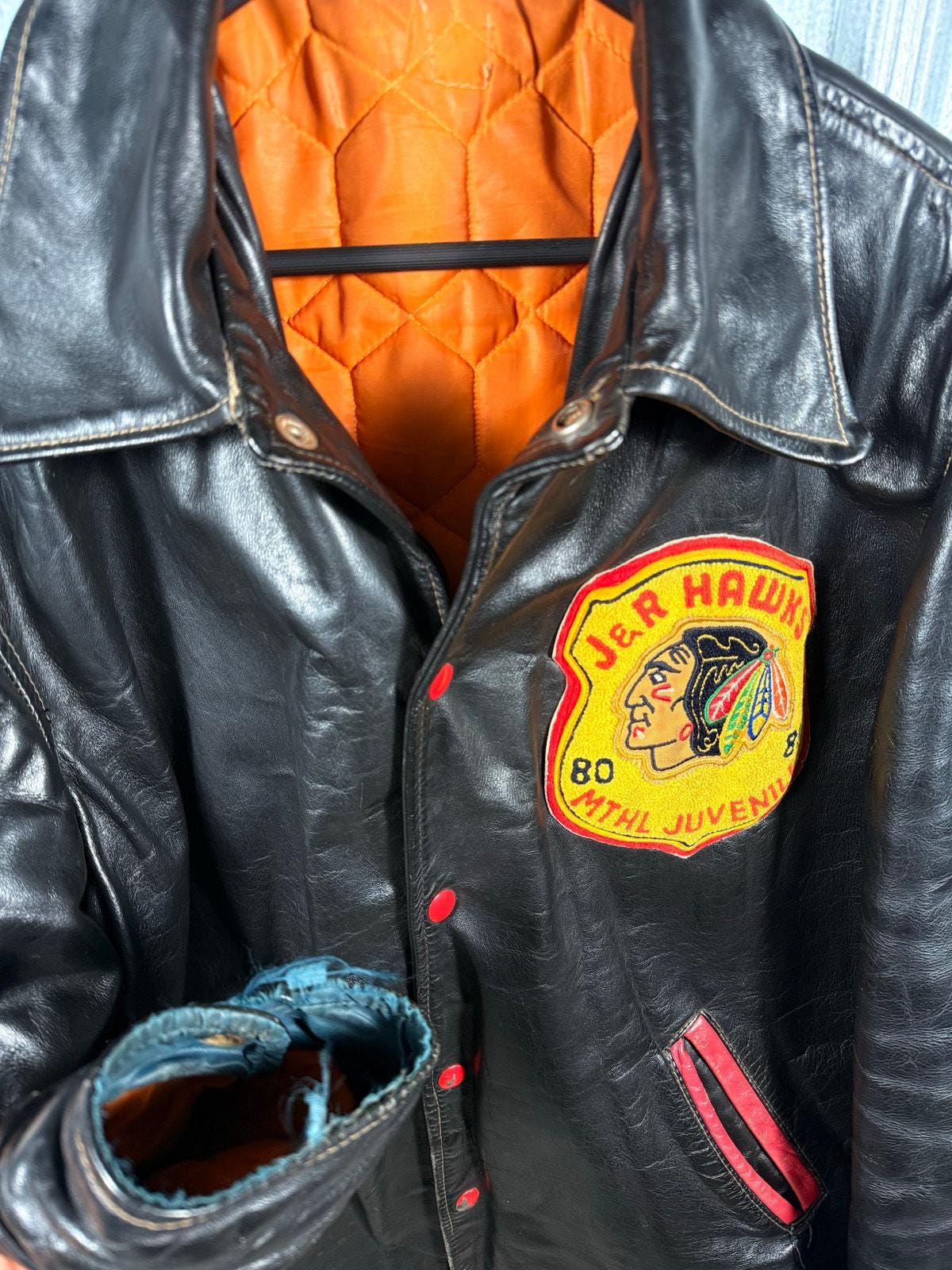 Vintage Chicago Blackhawks Varsity Jacket