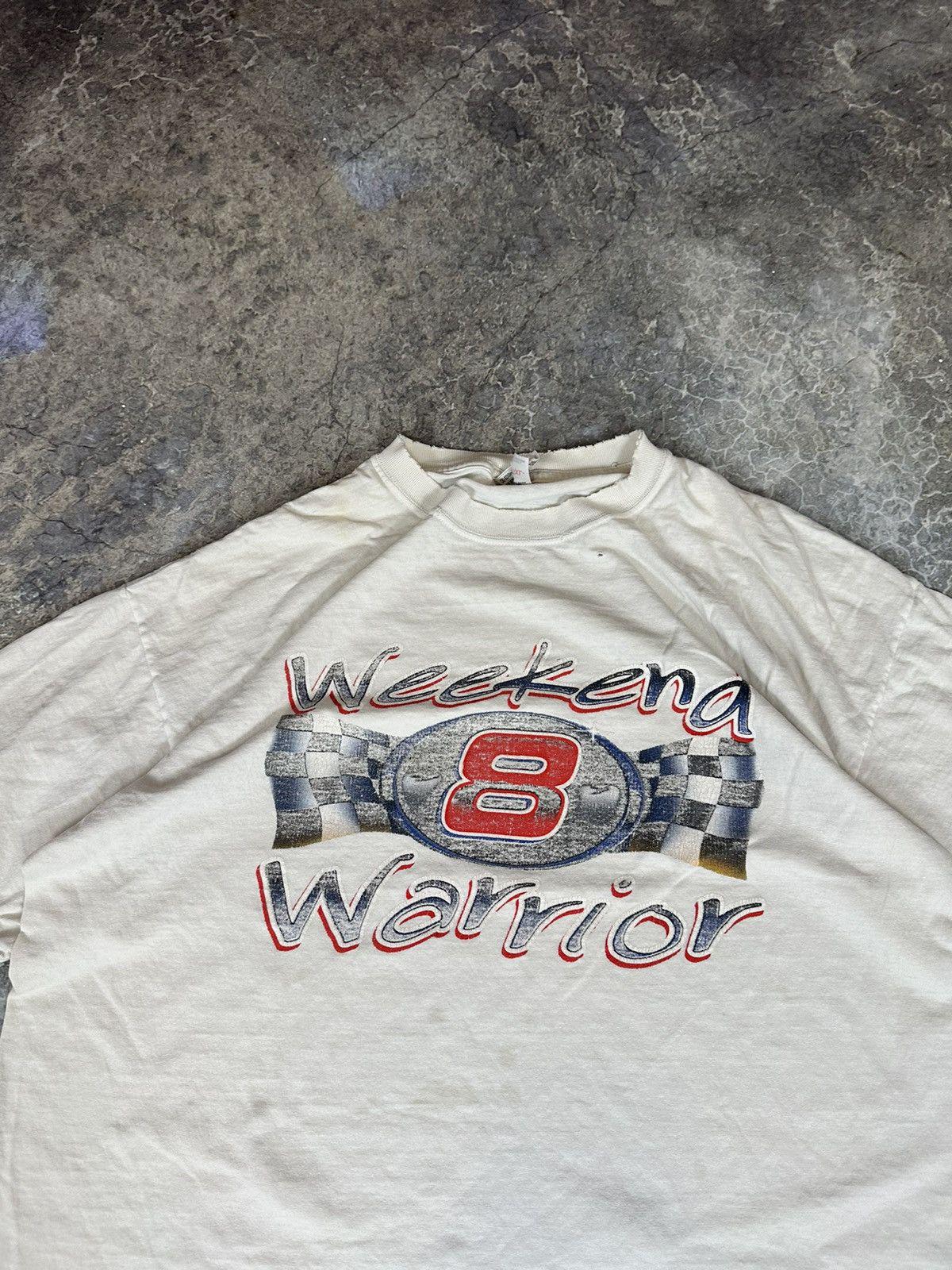 Vintage Cropped Distressed 8Ball Weekend Warrior Tee