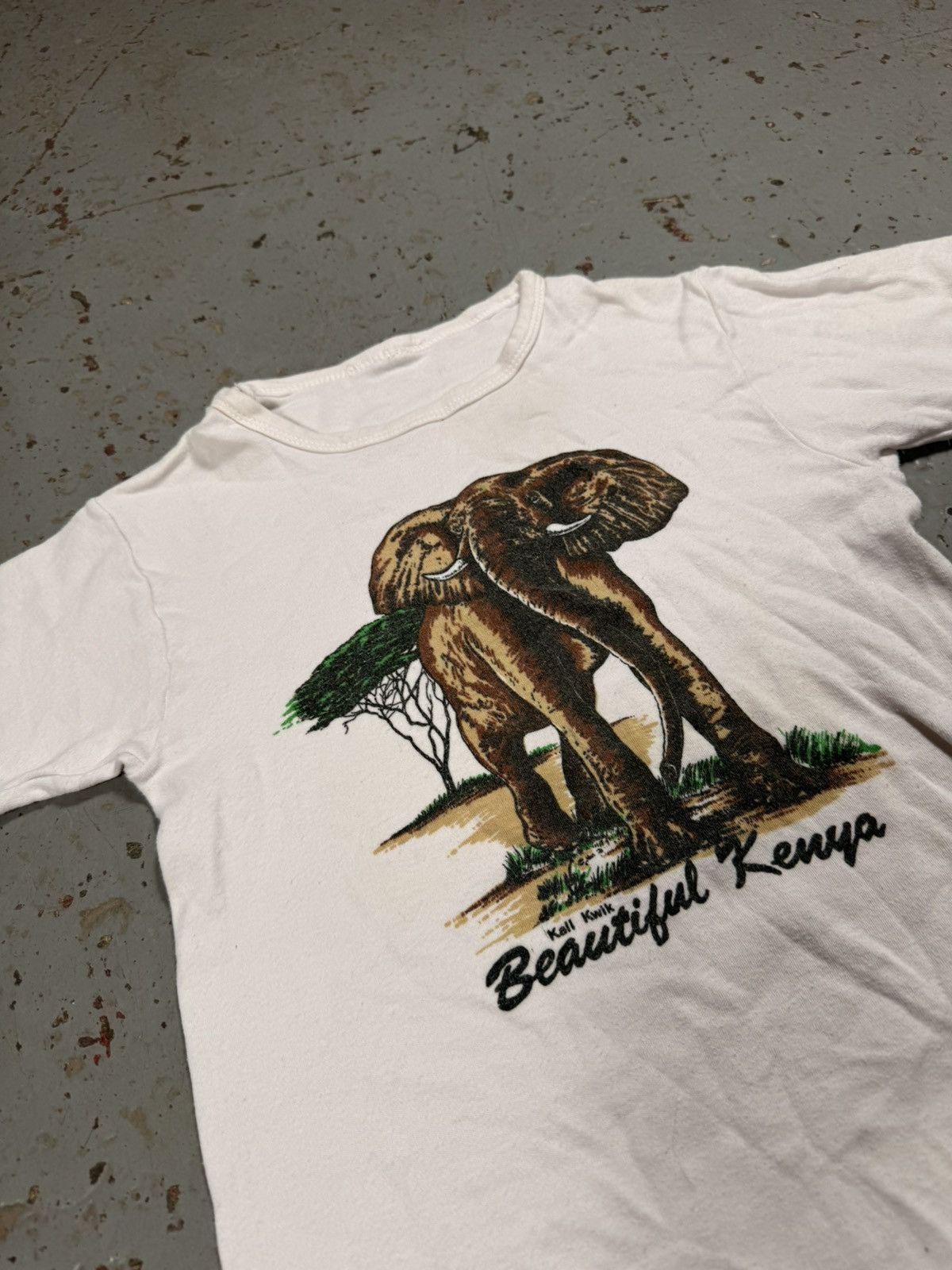 Vintage Kenya Elephant Baby Tee