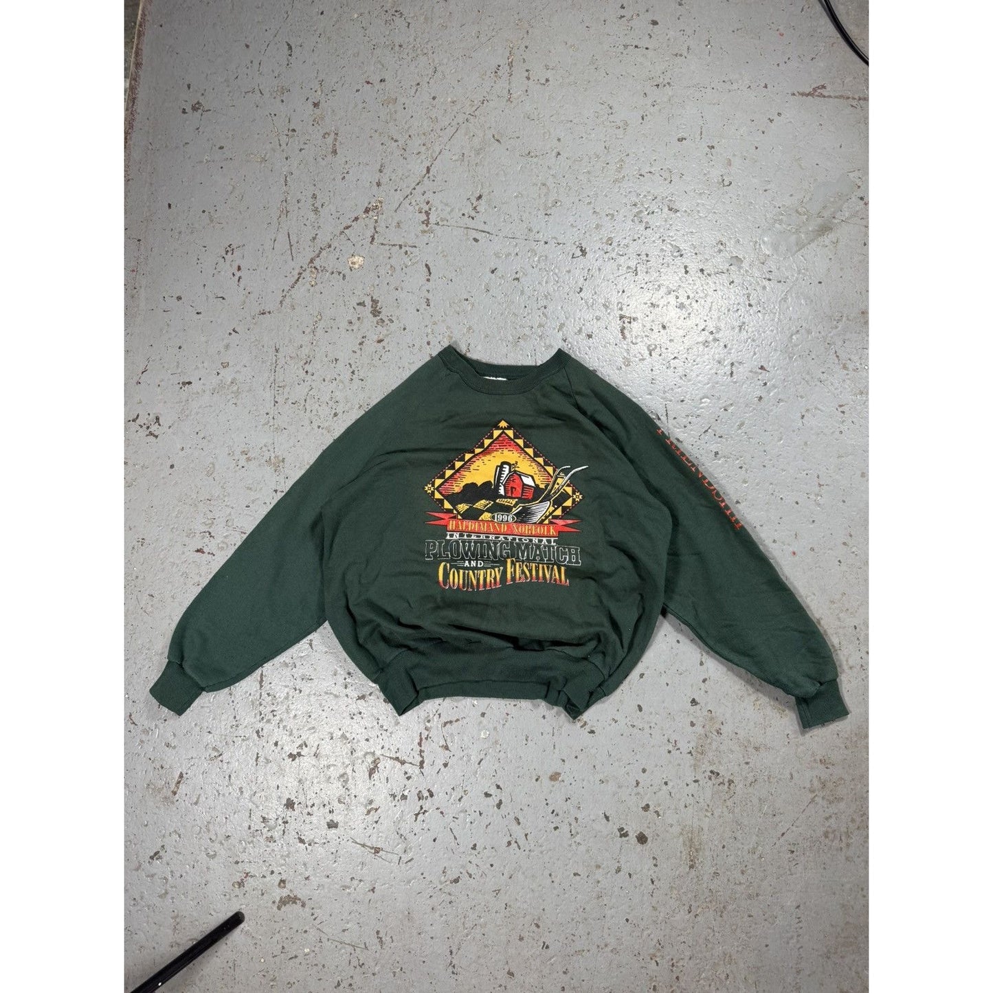 Vintage 1996 International Plowing Country Festival Sweater