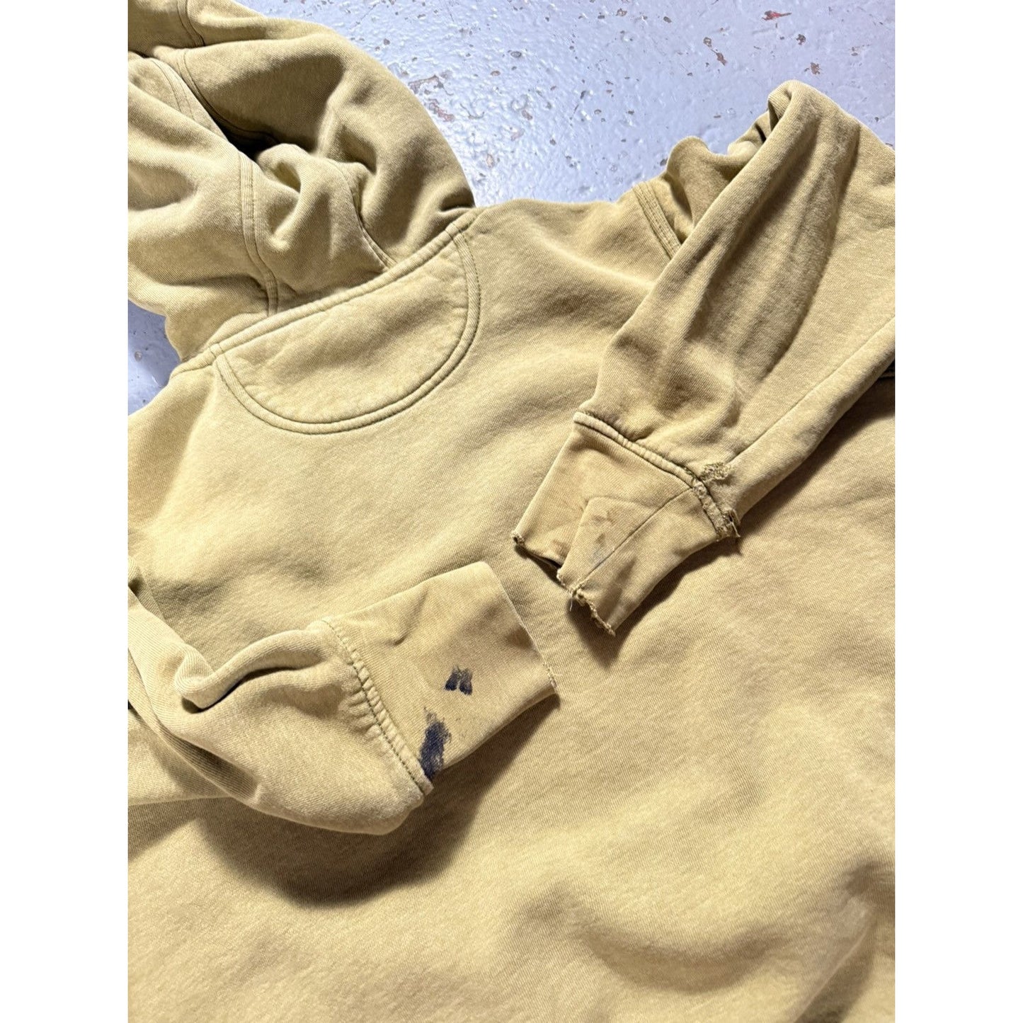 Vintage Perfectly Faded Distressed Carhartt Quarter zip