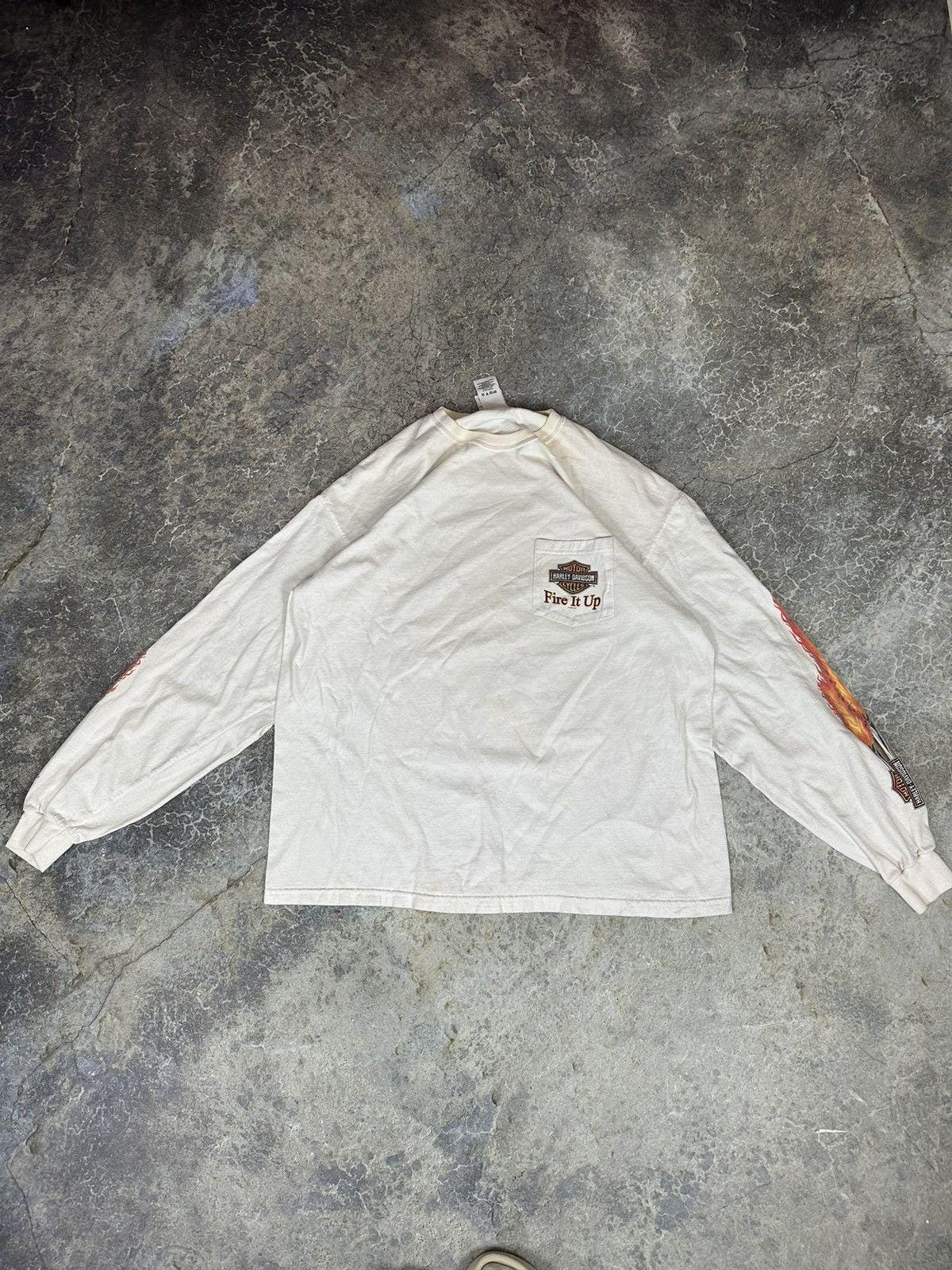 Vintage Harley Davidson Flaming Longsleeve