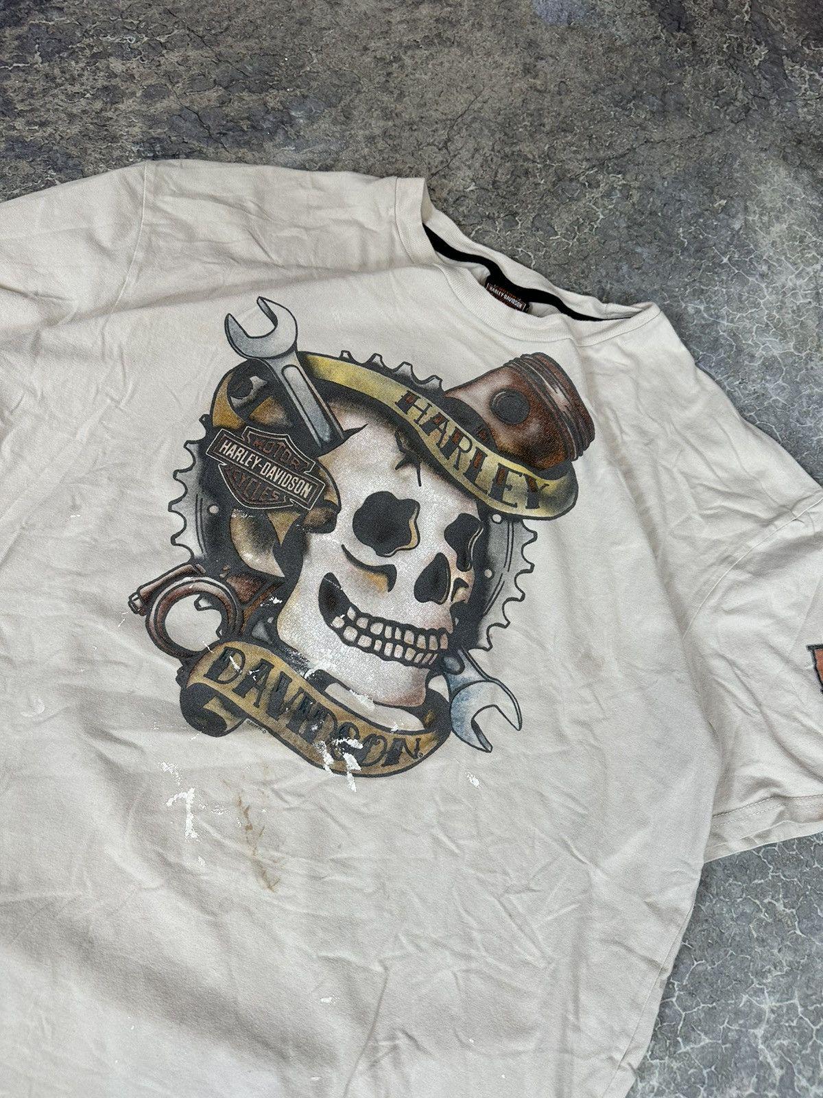 Vintage Thrashed Harley Davidson Casablanca Tee