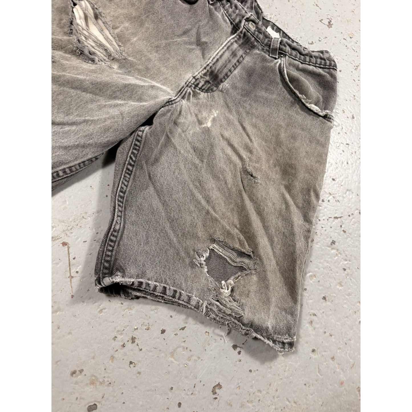 Vintage Shredded Faded Thrashed Levi Denim Jorts Jean