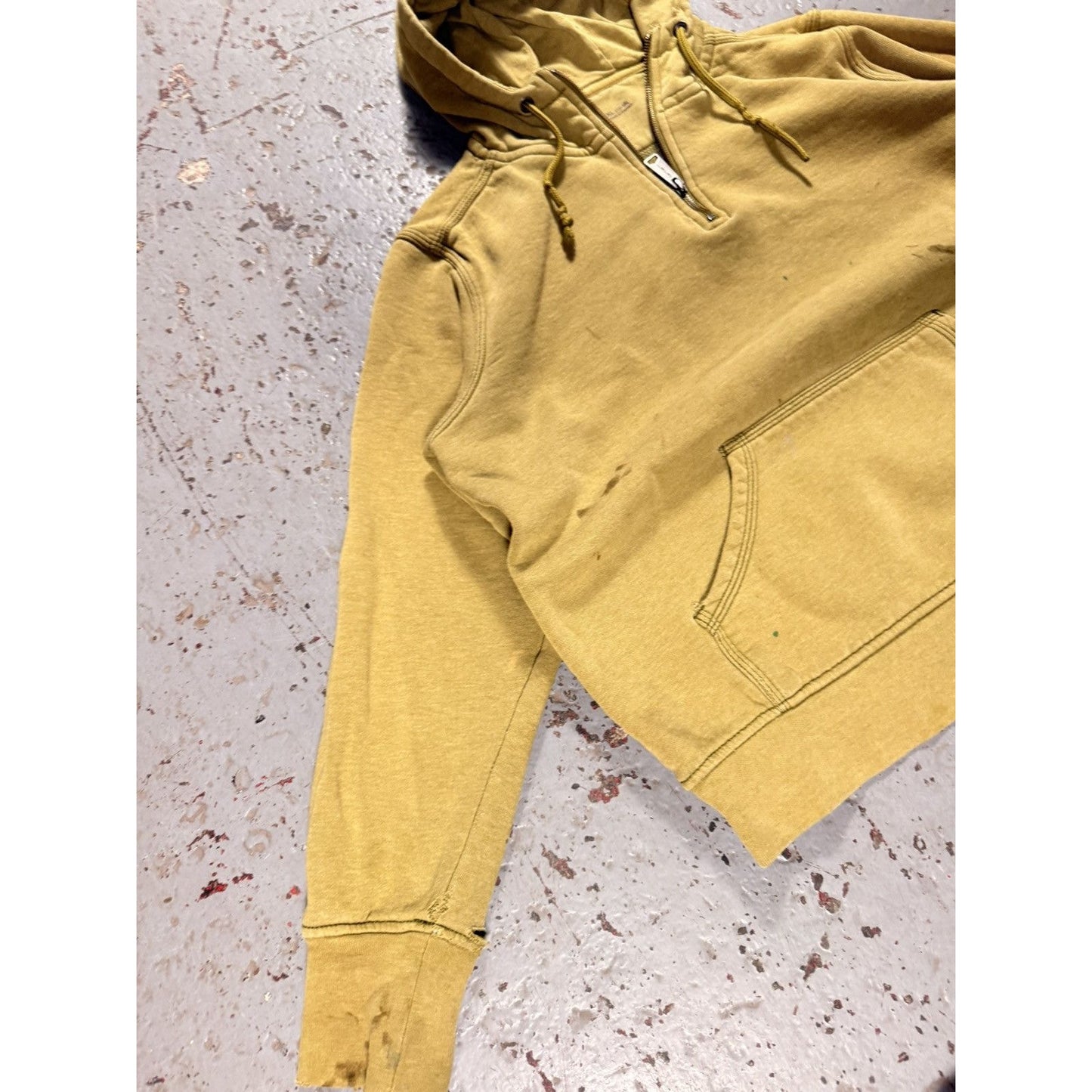 Vintage Perfectly Faded Distressed Carhartt Quarter zip
