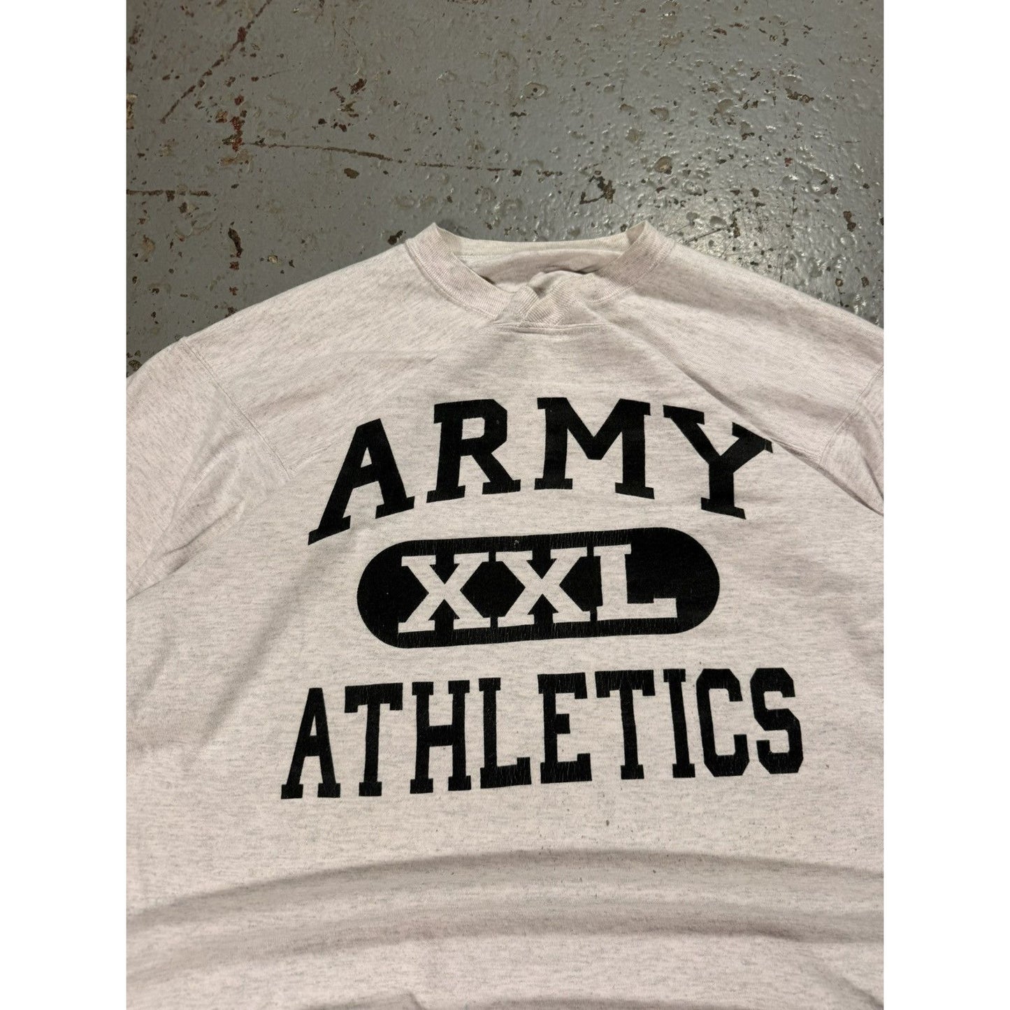 Vintage Army XXL Jersey Mid Length Sleeve 70s Style Tee