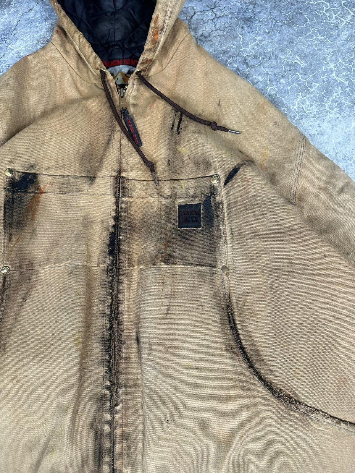 Vintage Carhartt Style Hooded Jacket