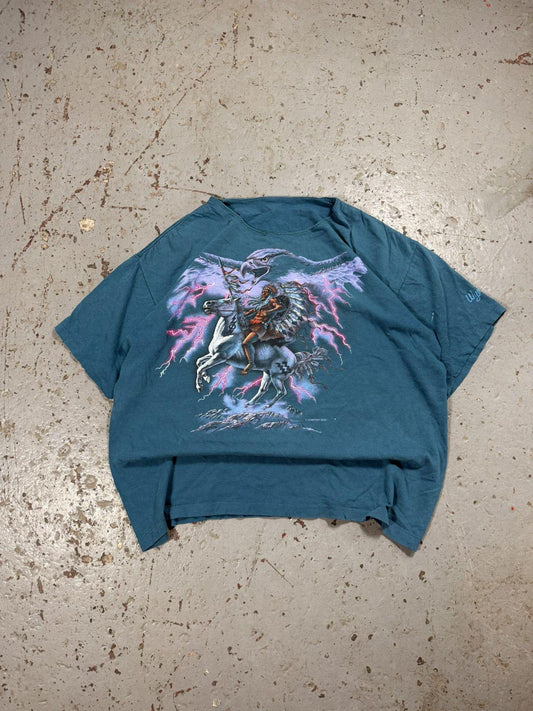 Vintage Wyoming Native Lightning Tee