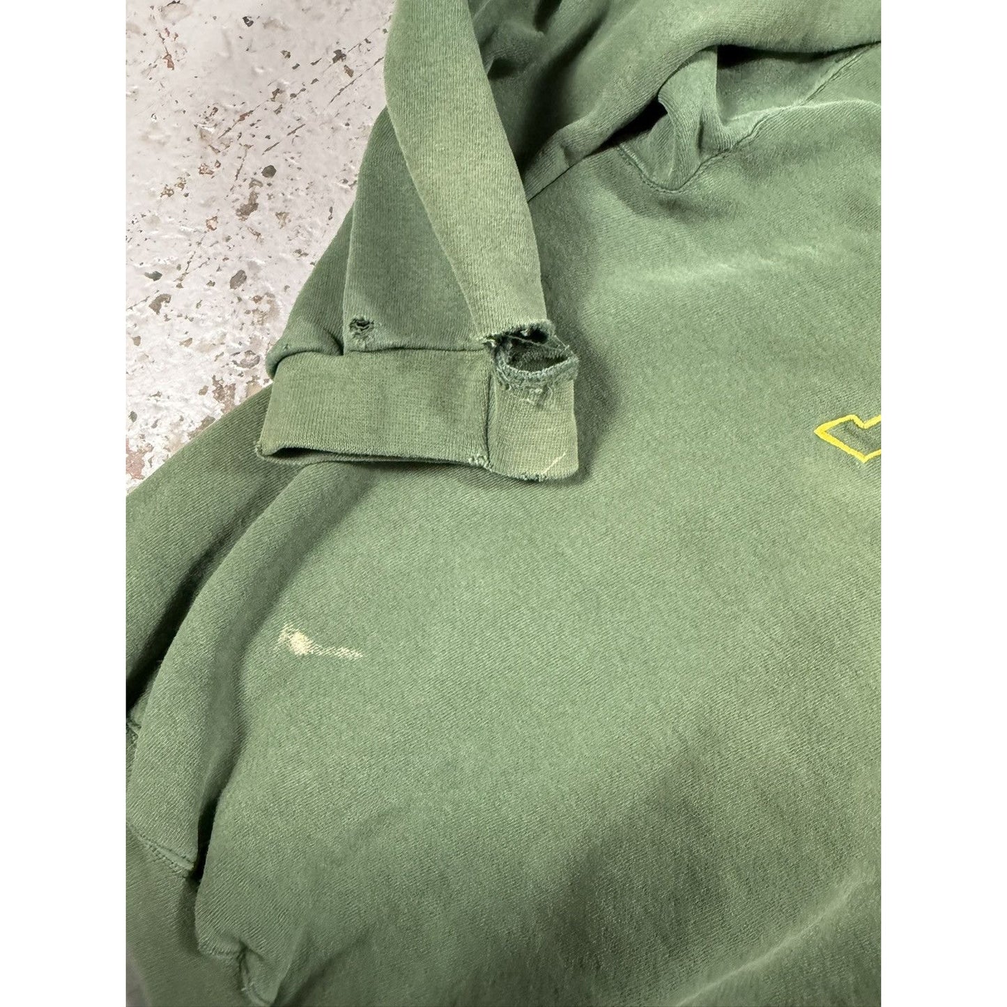 Vintage Thrashed Green Bay Packers Puma Sweater Distressed