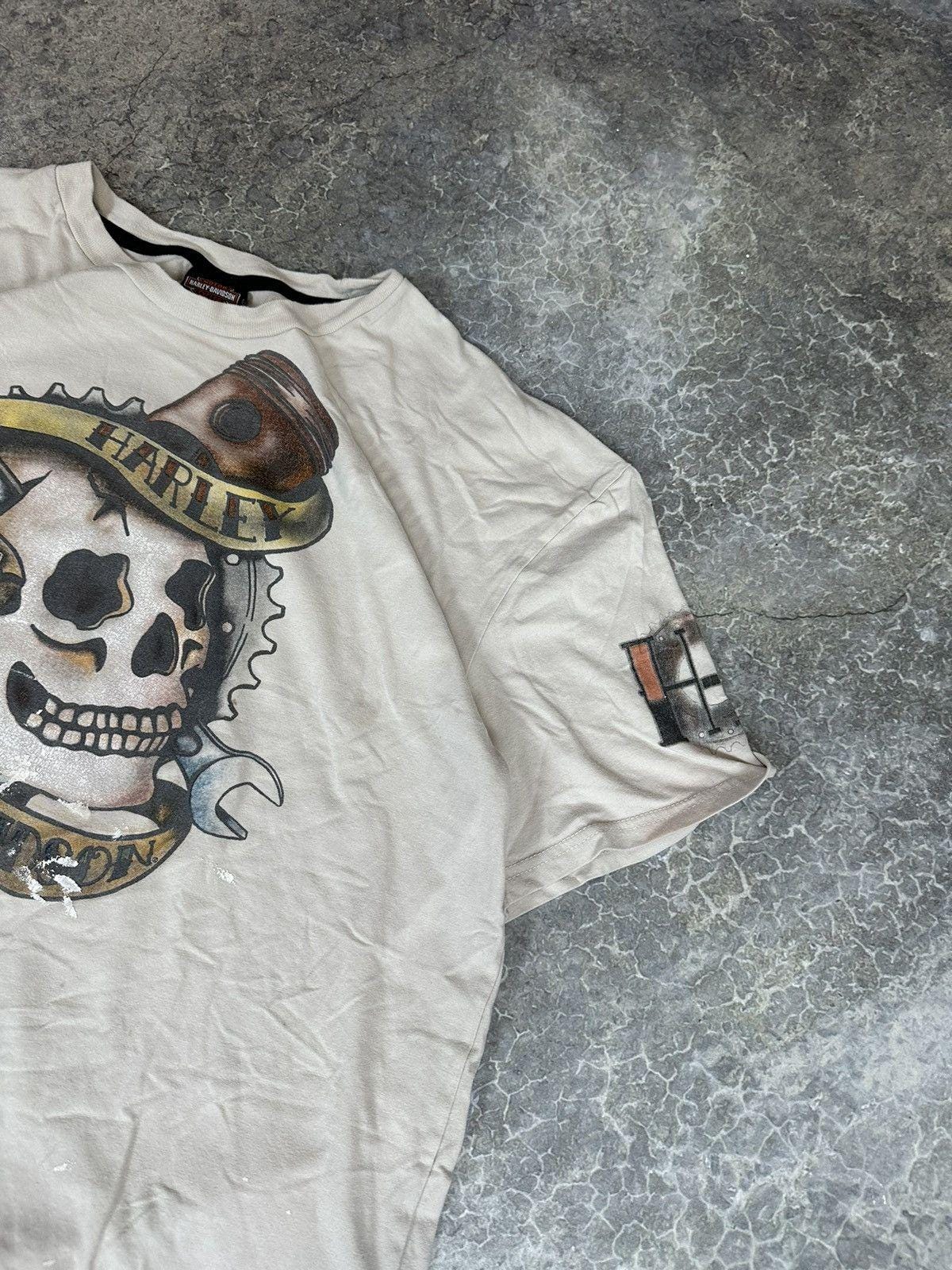 Vintage Thrashed Harley Davidson Casablanca Tee