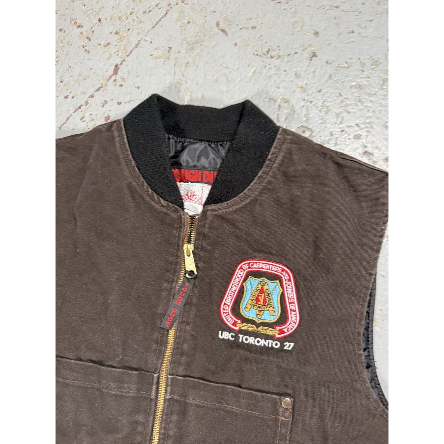 Tough Duck Canada Ubc Carpenters Carhartt Style Vest