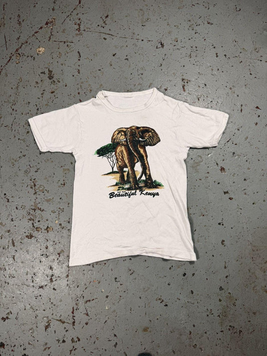 Vintage Kenya Elephant Baby Tee
