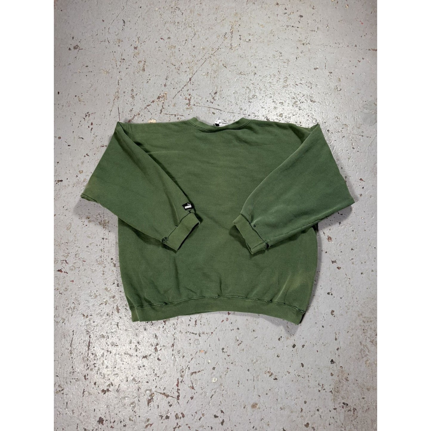 Vintage Thrashed Green Bay Packers Puma Sweater Distressed