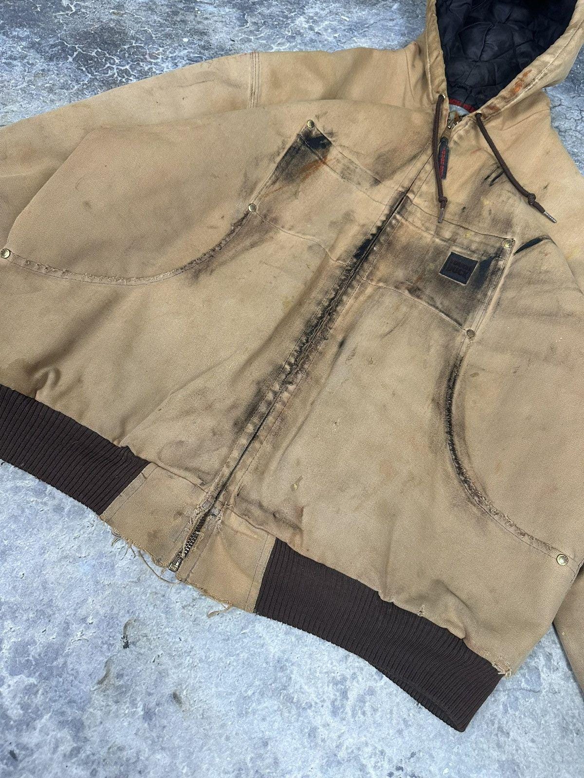 Vintage Carhartt Style Hooded Jacket