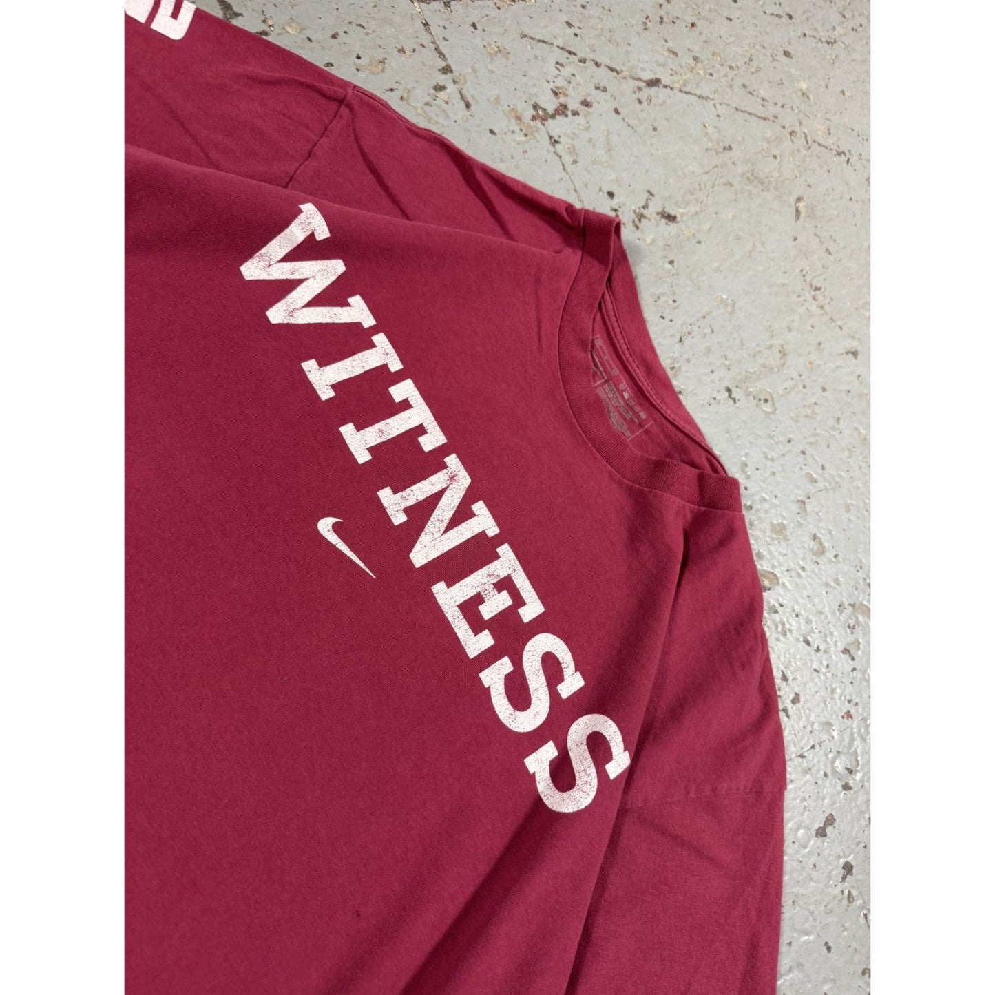 Vintage Thrashed Nike Witness College Tee