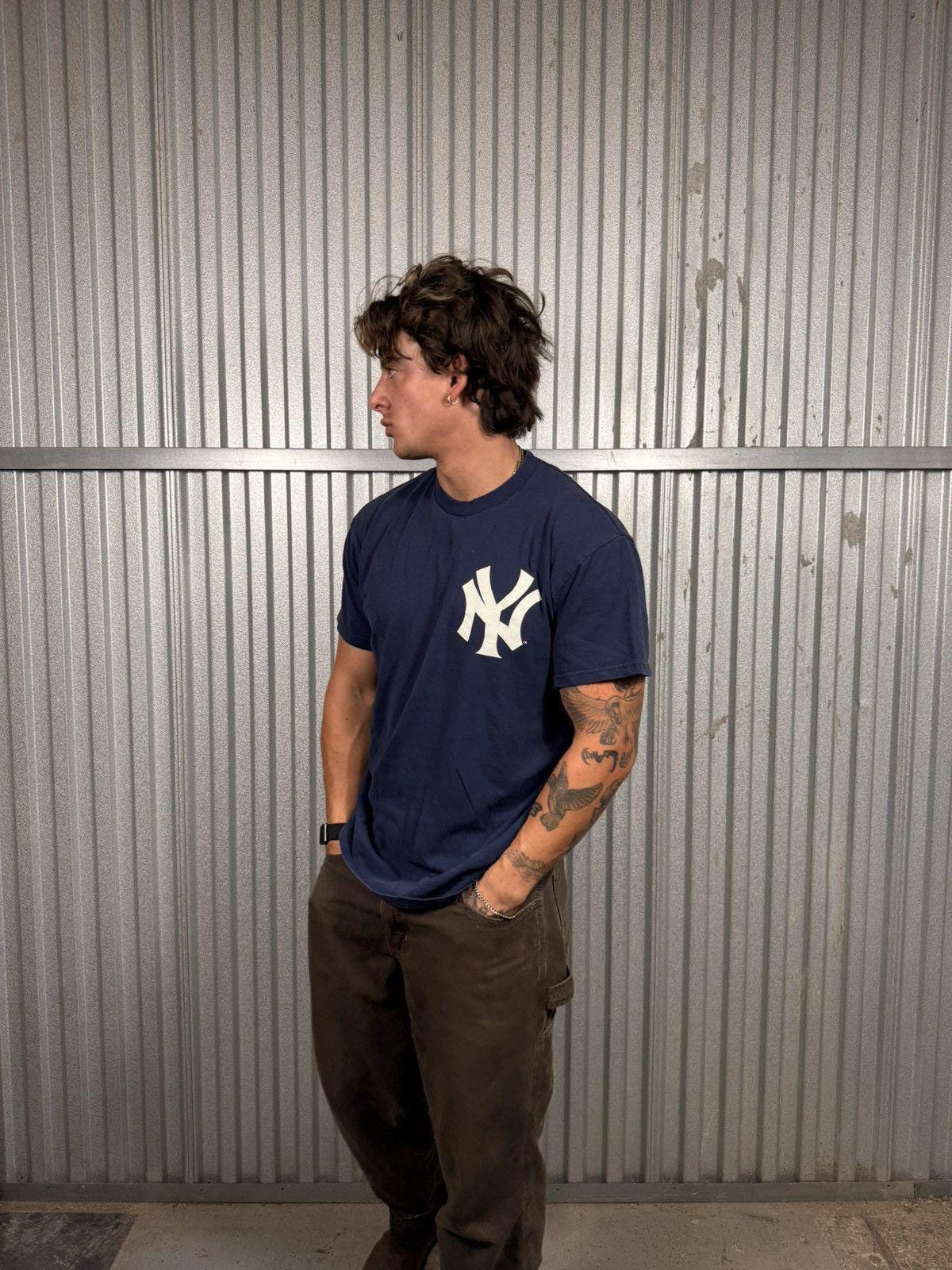 Vintage New York Yankees Pocket Tee / Faded Jersey Tee