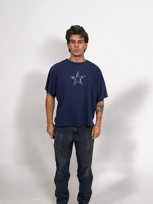 Vintage Cowboys Cropped Tee