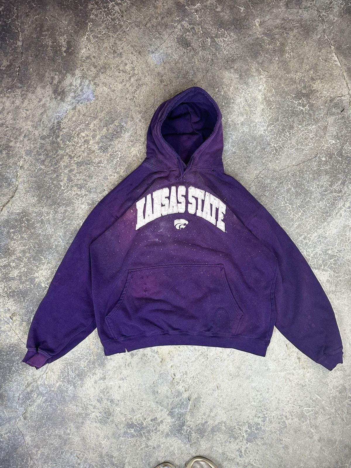 Vintage Thrashed Kansas State Hoodie