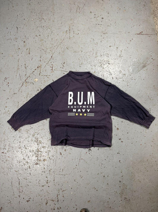 Crazy Vintage BUM Navy Longsleeve Tee