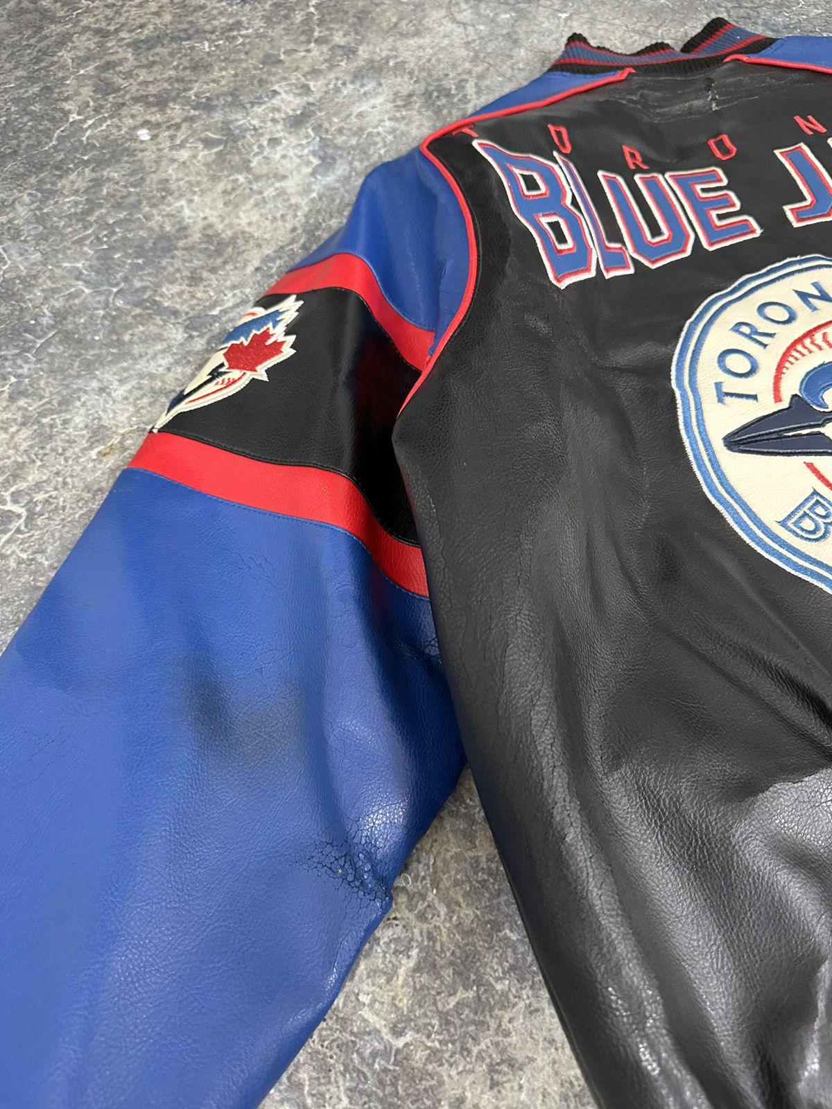 Vintage Distressed Toronto Blue Jays Varsity Jacket
