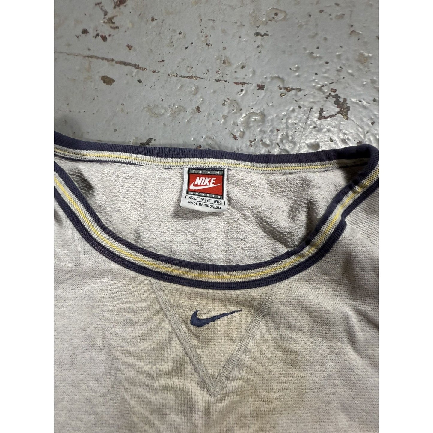 Vintage Distressed Michigan State Nike Sweater Hockey Style