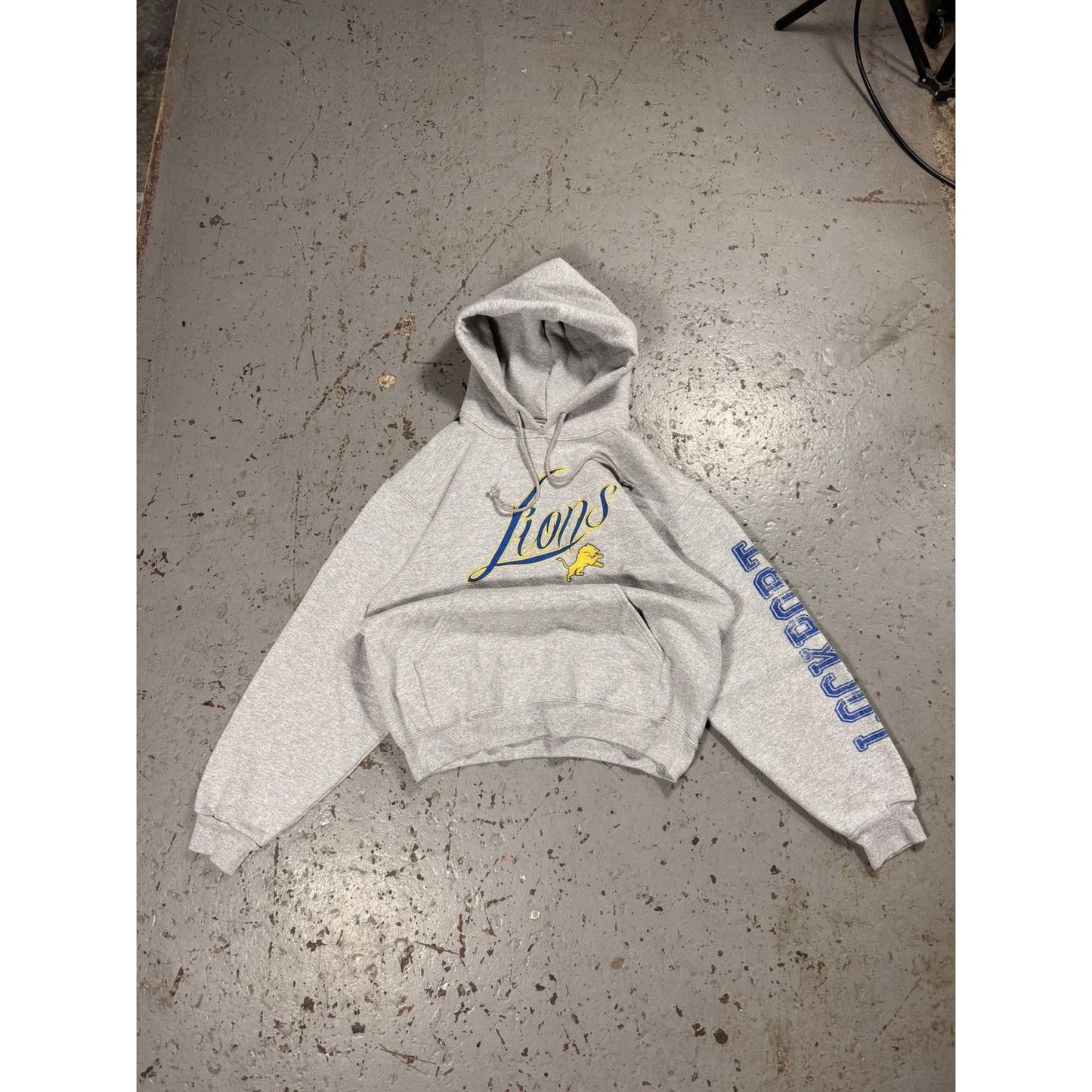 Vintage Detroit Lion Football Nfl Hoodie