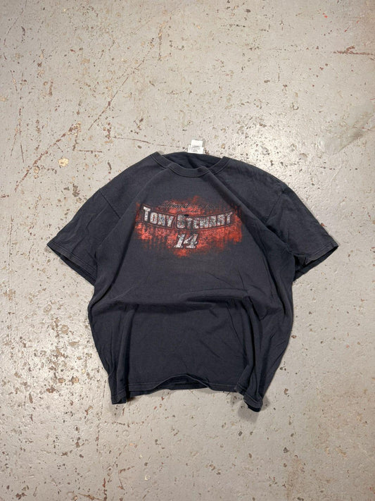 Vintage Thrashed Tony Stewart Nascar Tee