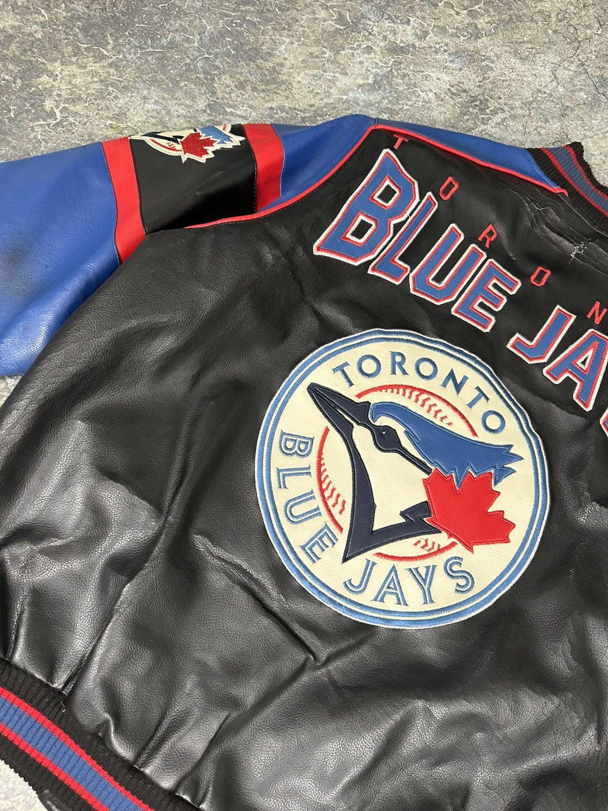 Vintage Distressed Toronto Blue Jays Varsity Jacket