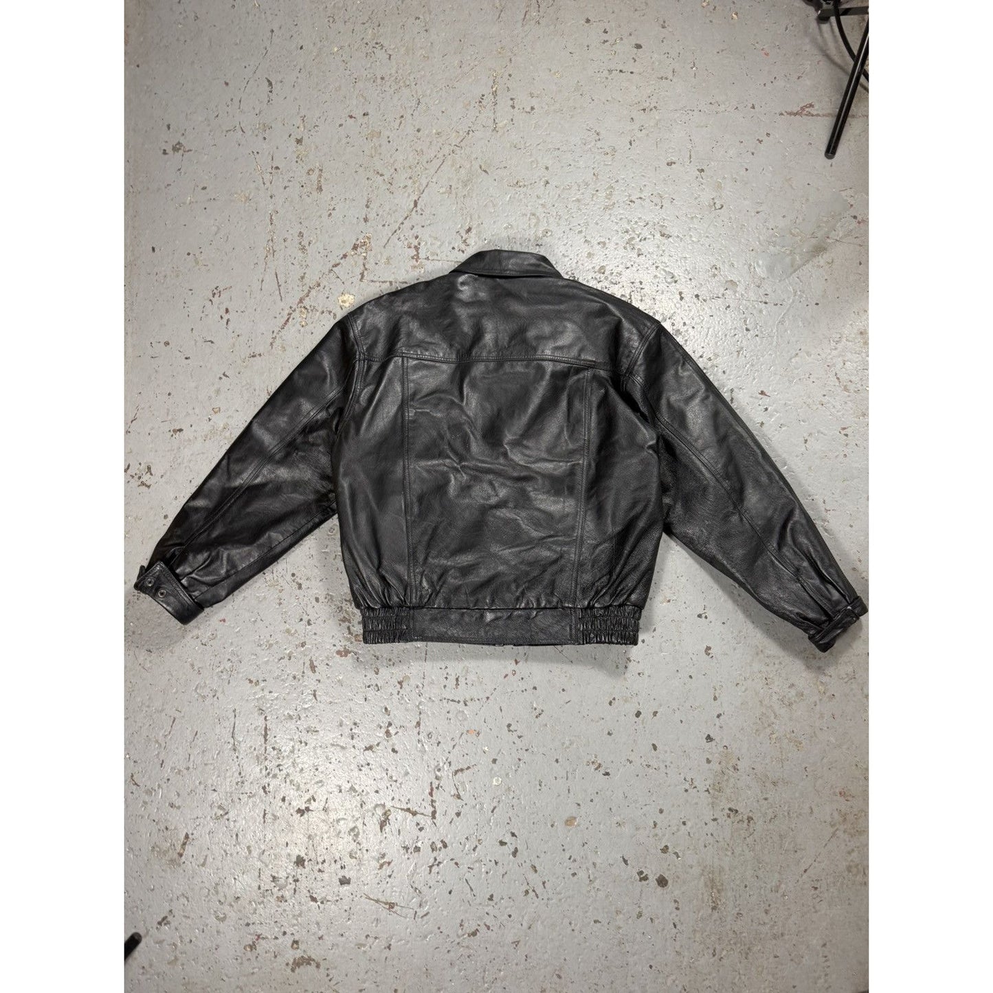 Vintage Perfect Fit Leather Bombed Lewis Motors