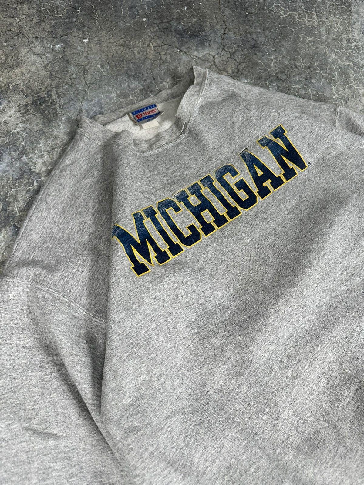 Vintage Michigan State Thrashed Crewneck