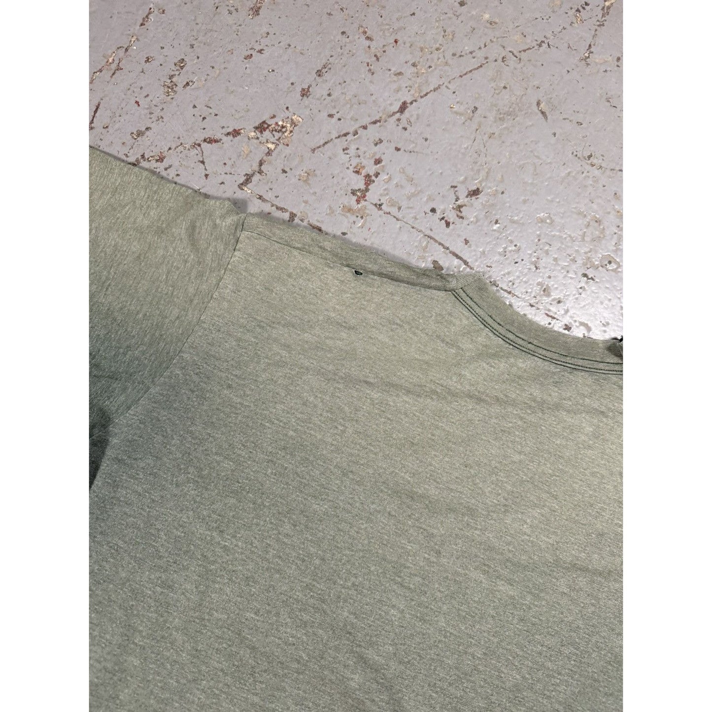Vintage Single Stitch Sun Faded Blank Green Tee
