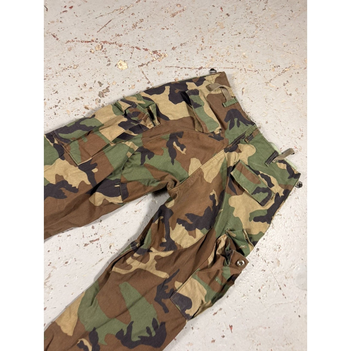 Vintage Dark Camo Military Cargo Pants