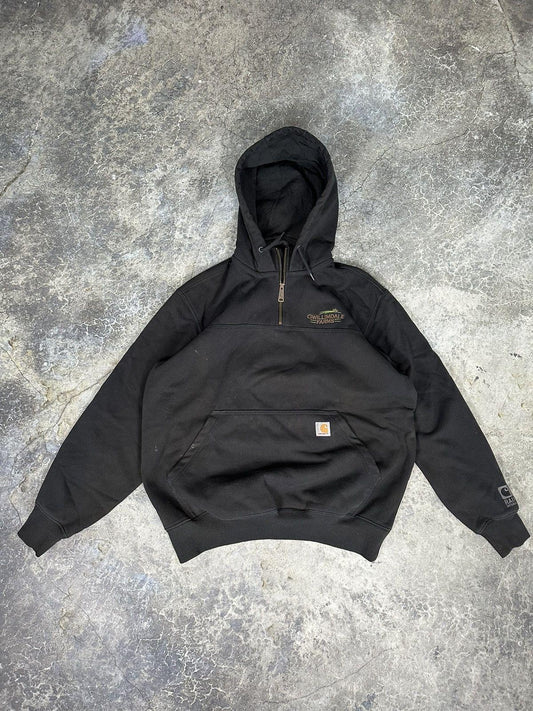 Vintage Carhartt quarter zip rain hoodie