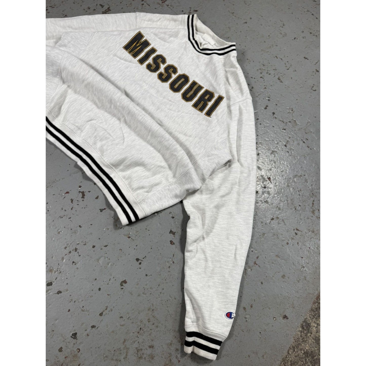 Vintage Sock Style Missouri College Sweatshirt