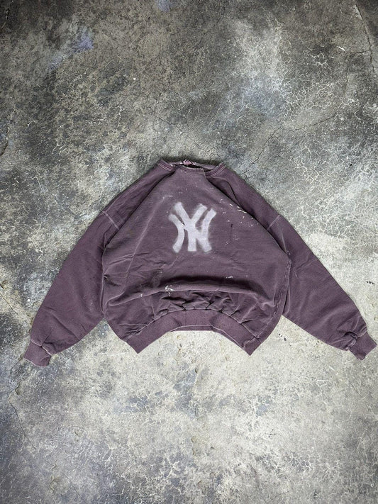 Vintage Perfectly Faded Mini Yankees Paint Logo