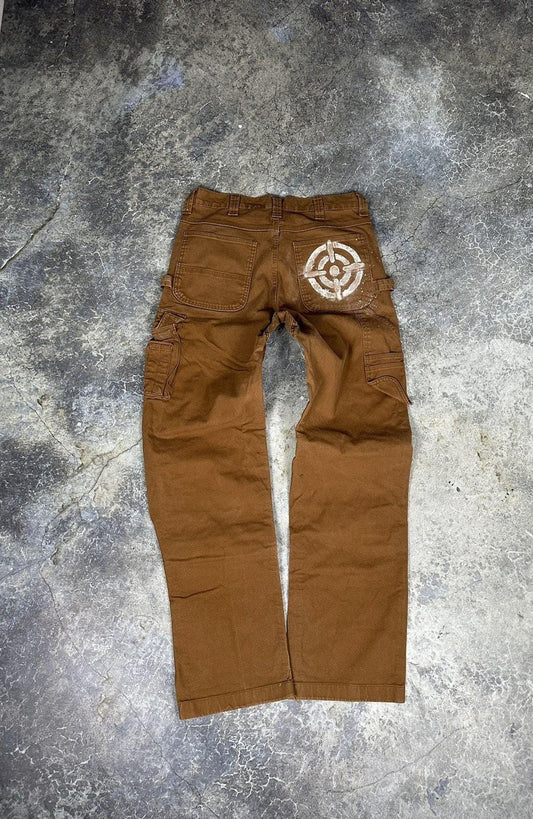 Vintage Distressed Dakota Double Knee Carpenters