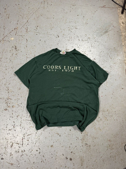 Vintage Distressed Coors Light Tee