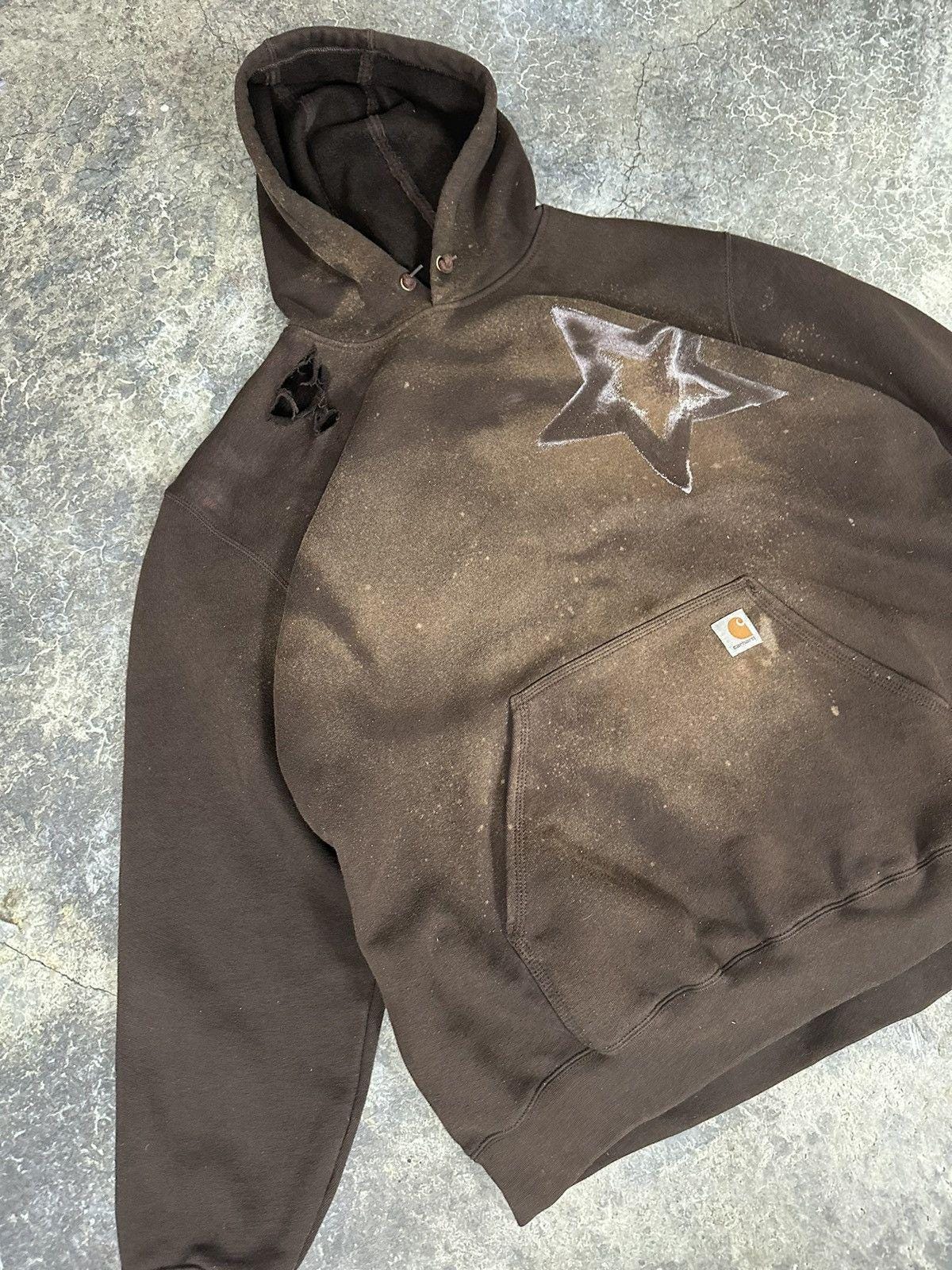 Vintage Distressed Carhartt Hoodie