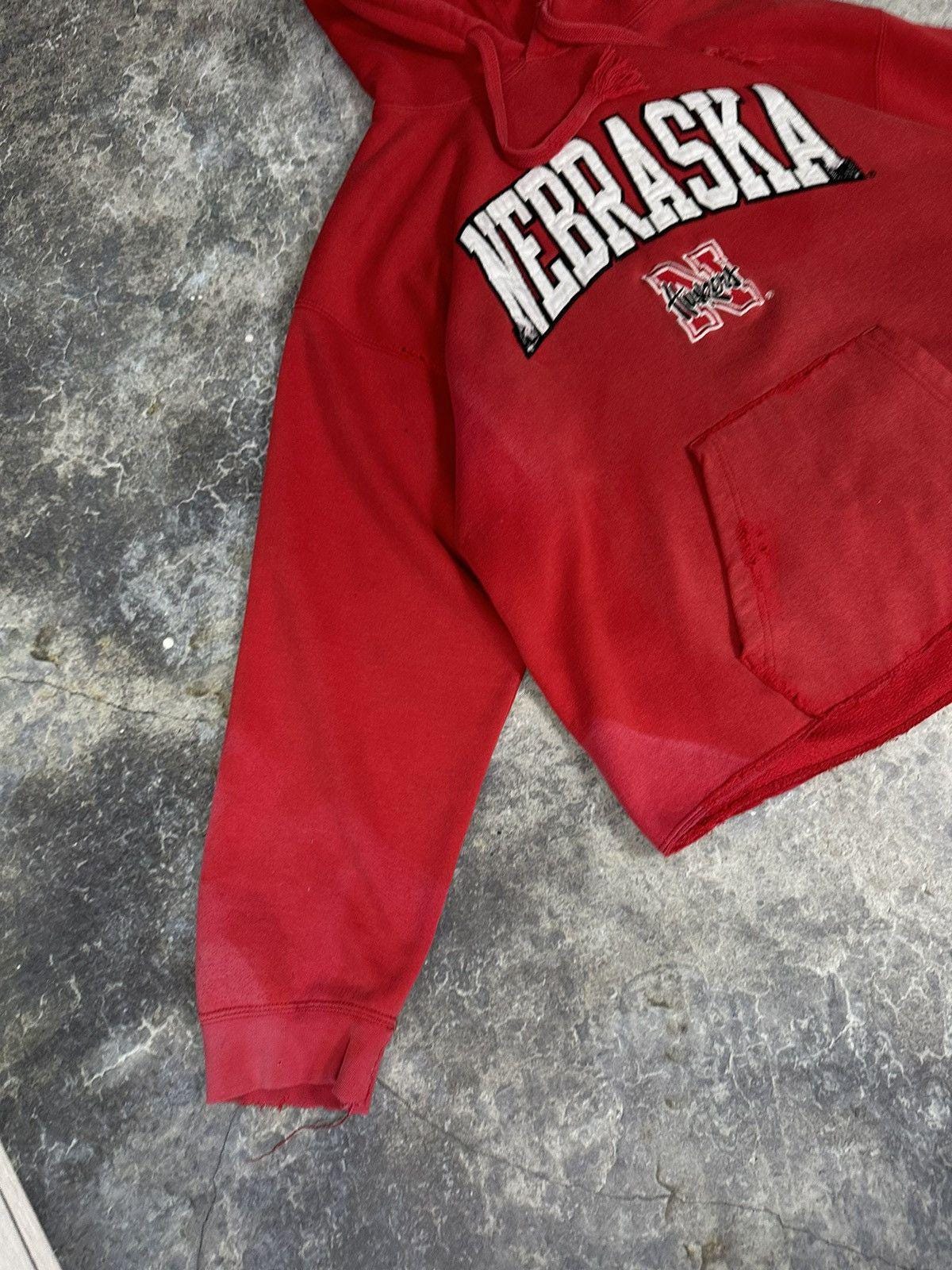Vintage Distressed Nebraska Huskies Hoodie
