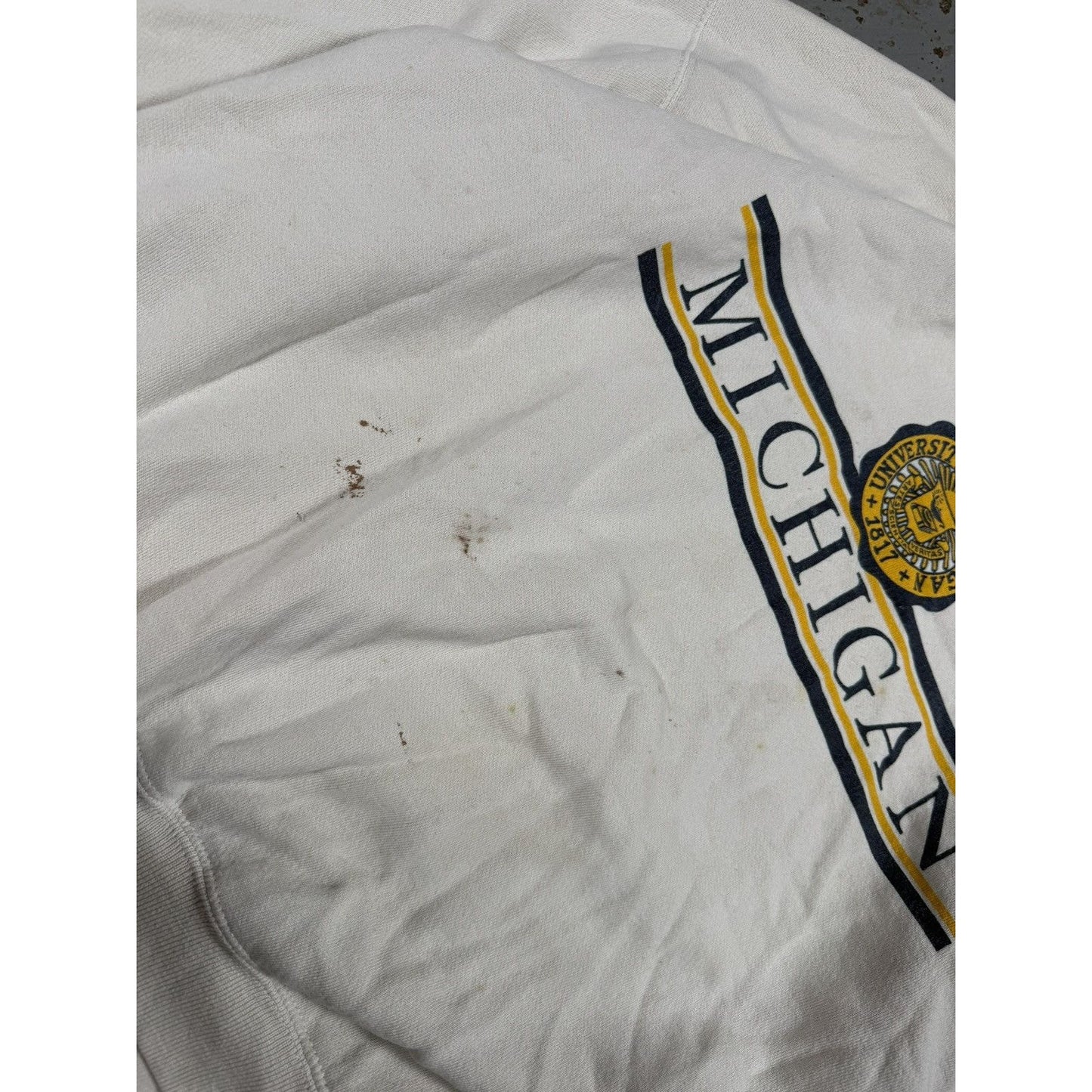 Vintage Michigan State Distressed Sweater