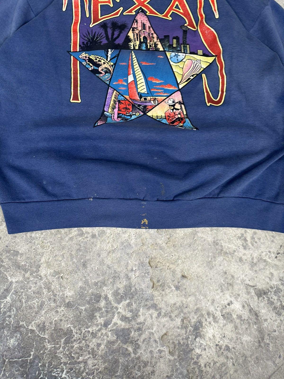 Vintage Distressed Texas State Crewneck