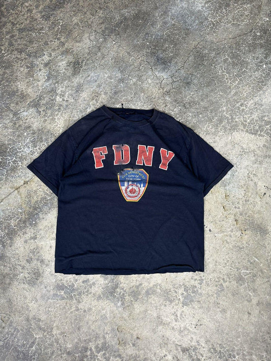Vintage New York Fire Department Thrashed Tee