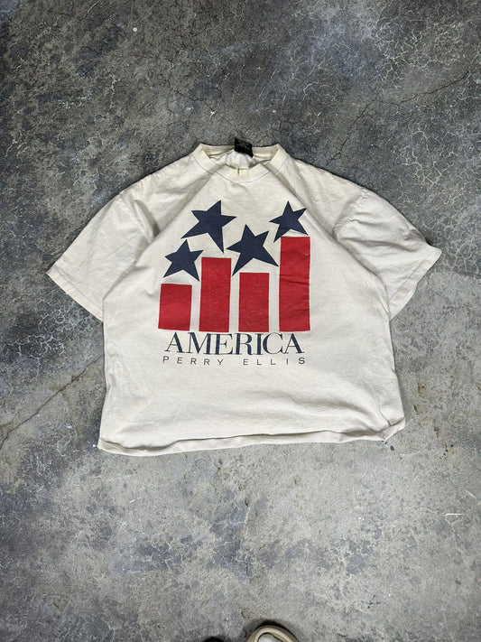 Vintage Cropped Perri Ellis America Tee